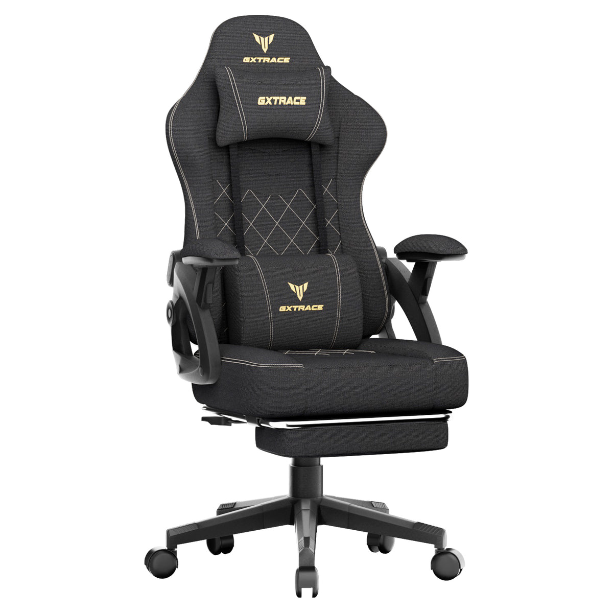 GXTRACE ゲーミングチェア オットマン付き 145°リクライニング ゲーム