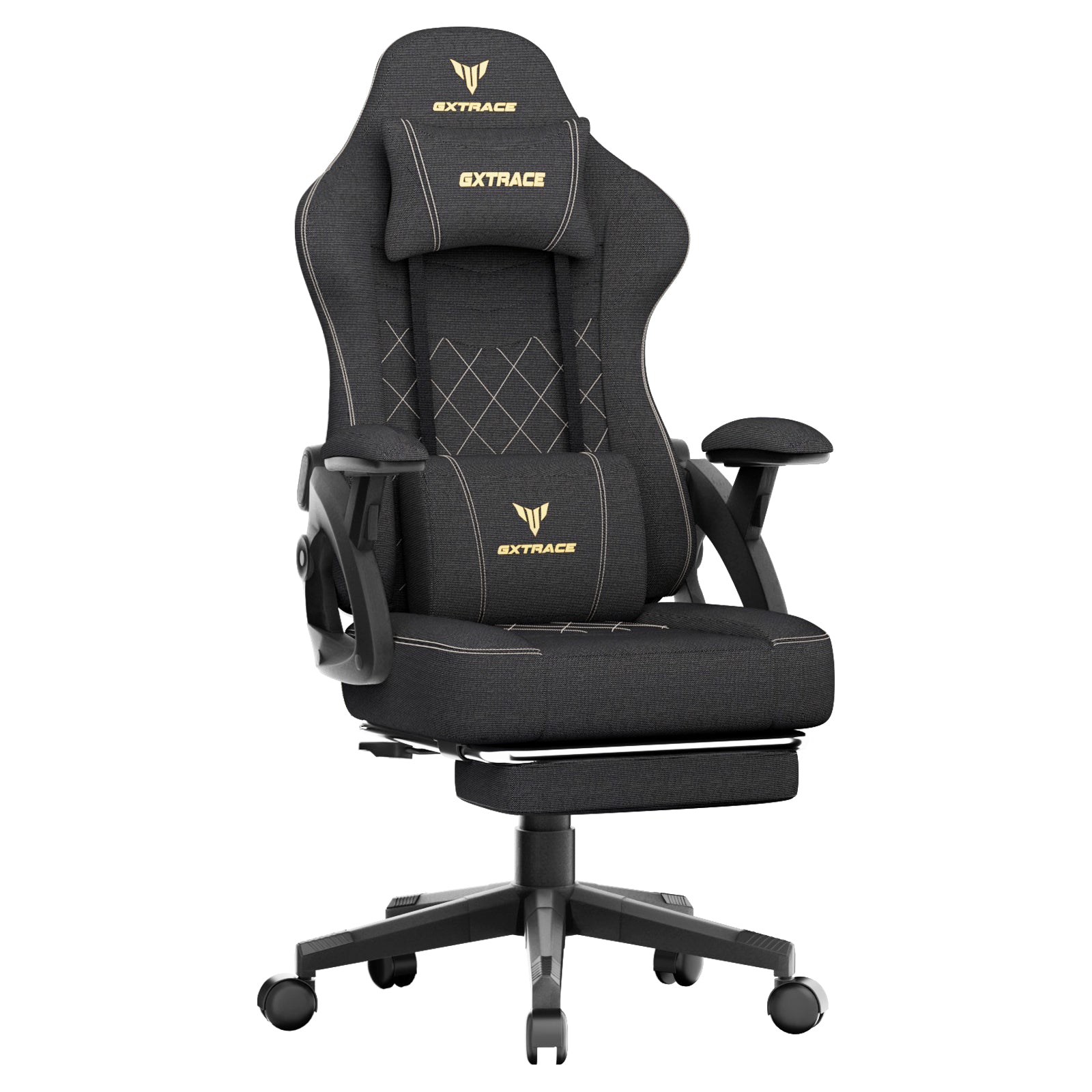 GXTRACE ゲーミングチェア オットマン付き 145°リクライニング ゲーム